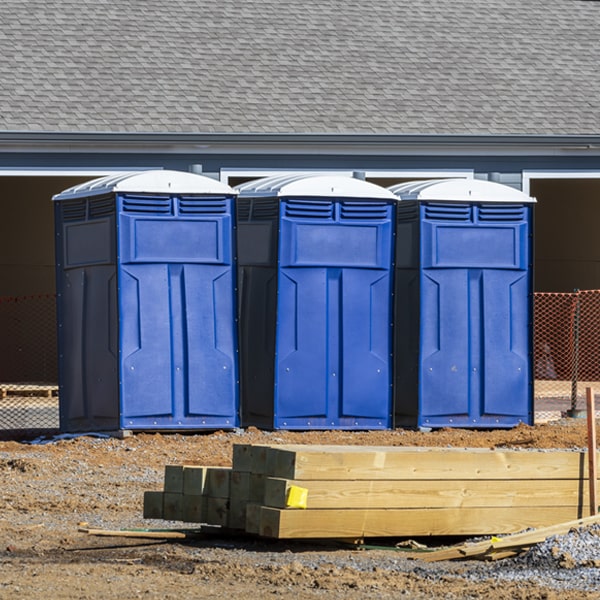 do you offer hand sanitizer dispensers inside the porta potties in Leroy